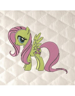 Fluttershy My Little Pony embroidery design