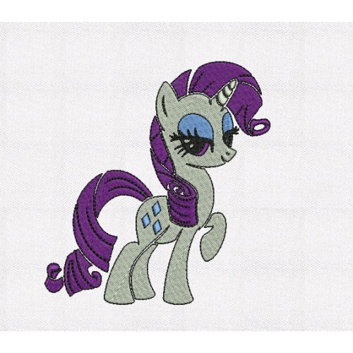 Rarity My Little Pony Embroidery