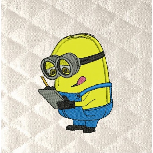Minion embroidery design