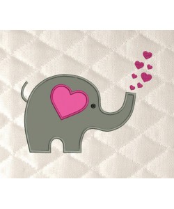 Elephant Hearts applique