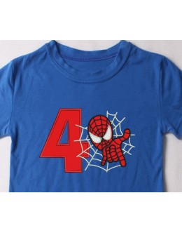 spiderman with number 4