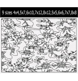 floral pattern quilt 9 Sizes