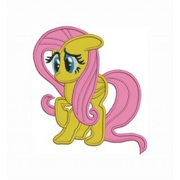 Fluttershy embroidery design