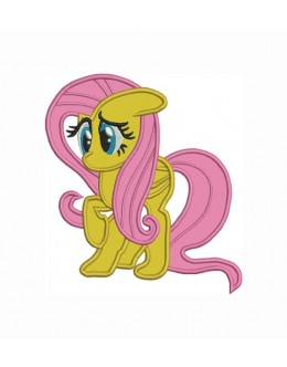 Fluttershy embroidery design