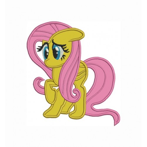 Fluttershy embroidery design