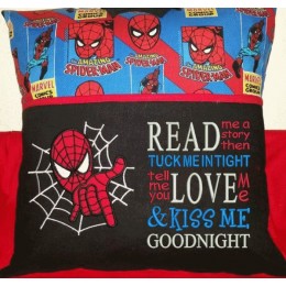 Spiderman with read me a story Reading Pillow