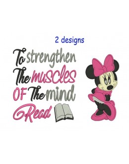 Minnie mouse with To strengthen