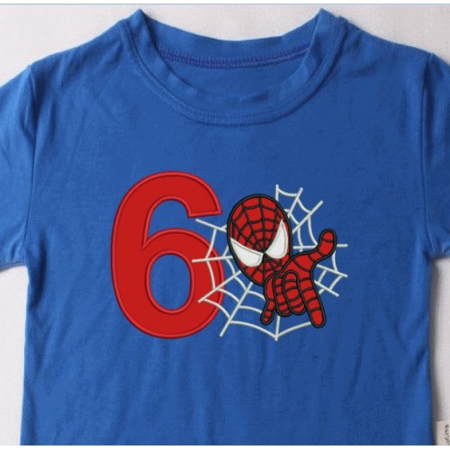 spiderman with number 6
