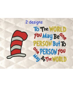 Hat Dr Seuss with to the world