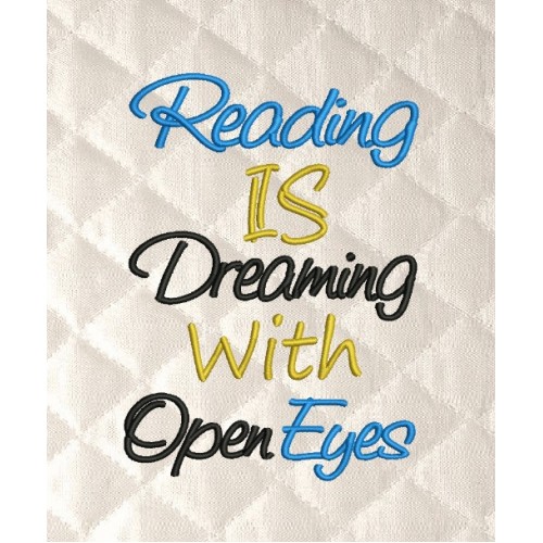 reading is dreaming