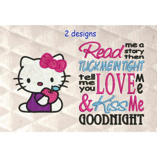 Hello Kitty with read me a story Reading Pillow