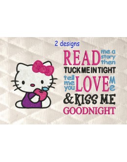 Hello Kitty with read me a story Reading Pillow