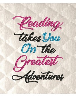 Reading takes you