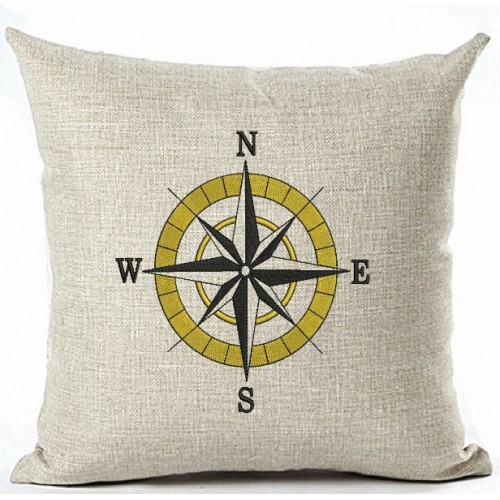 Compass embroidery