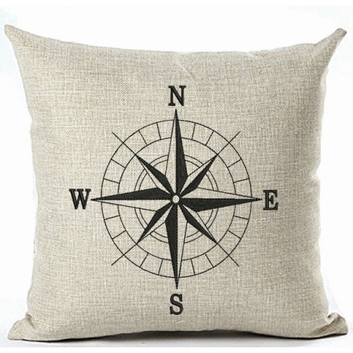 Compass embroidery design
