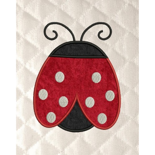 Ladybug embroidery design