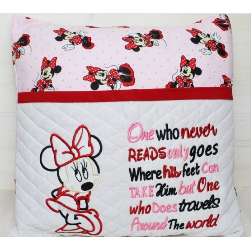 Minnie mouse one who never reads Reading Pillow Minnie mouse one who never reads Reading Pillow