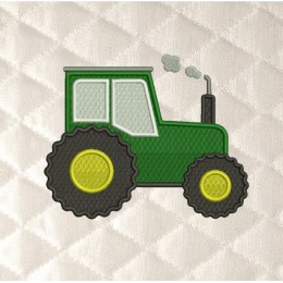 Tractor embroidery design