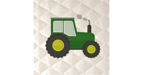 Tractor embroidery