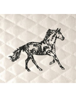 Horse embroidery design