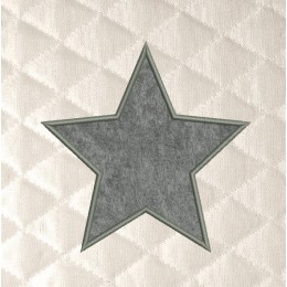 Star applique embroidery design