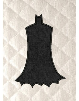 Batman Silhouette embroidery design