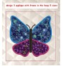 Butterfly quilt applique