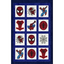 spiderman quilt set 9 designs embroidery