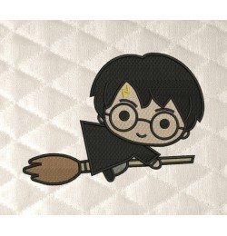 Harry potter Broom embroidery
