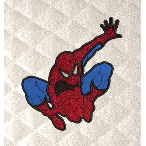 Spiderman Applique embroidery design