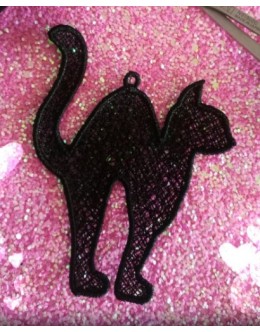Cat lace Freestanding Lace embroidery design
