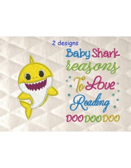 Baby shark with Baby Shark Reasons