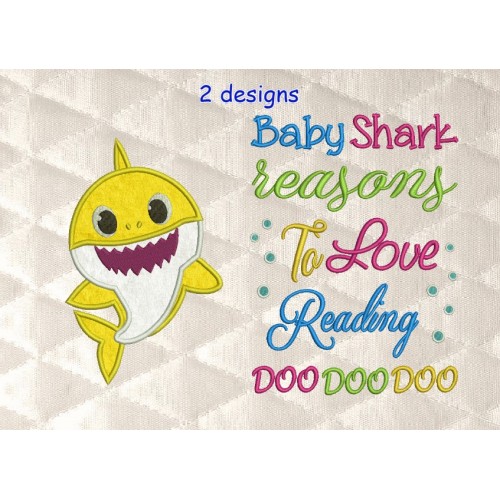 Baby shark with Baby Shark Reasons