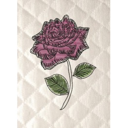 rose embroidery