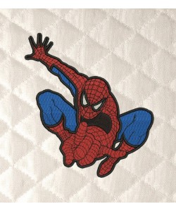 Spiderman lonway embroidery