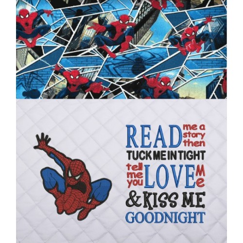 Spiderman with Read me a story Reading Pillow