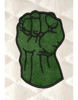 Hulk Fist embroidery design