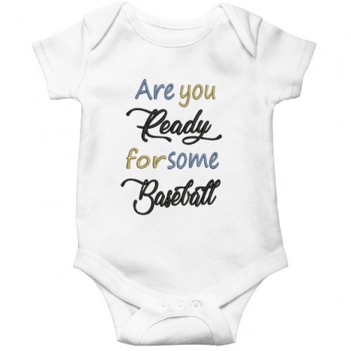 Are You Baseball embroidery