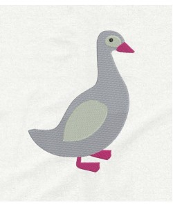 duck embroidery