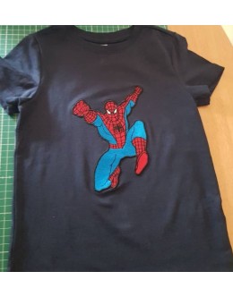 Spiderman embroidery