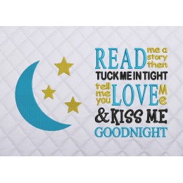 Moon and stars with read me a story