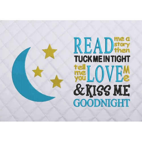 Moon and stars with read me a story