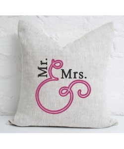 Mr and Mrs embroidery