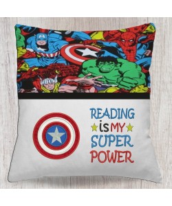 Captain america with Reading is My Superpower v2