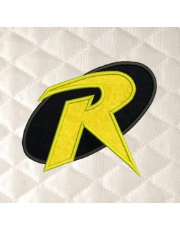 robin logo applique