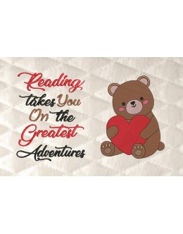 Bear Valentines Day with reading takes you