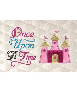 Castle princess with once upon