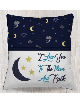 Moon and stars with I Love You to the Moon