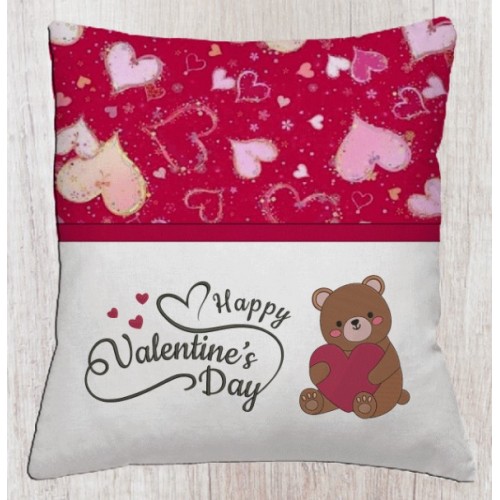 Bear Valentines Day with happy valentine's day