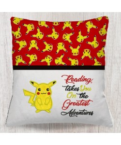 Pokemon Pikachu with reading takes you Reading Pillow